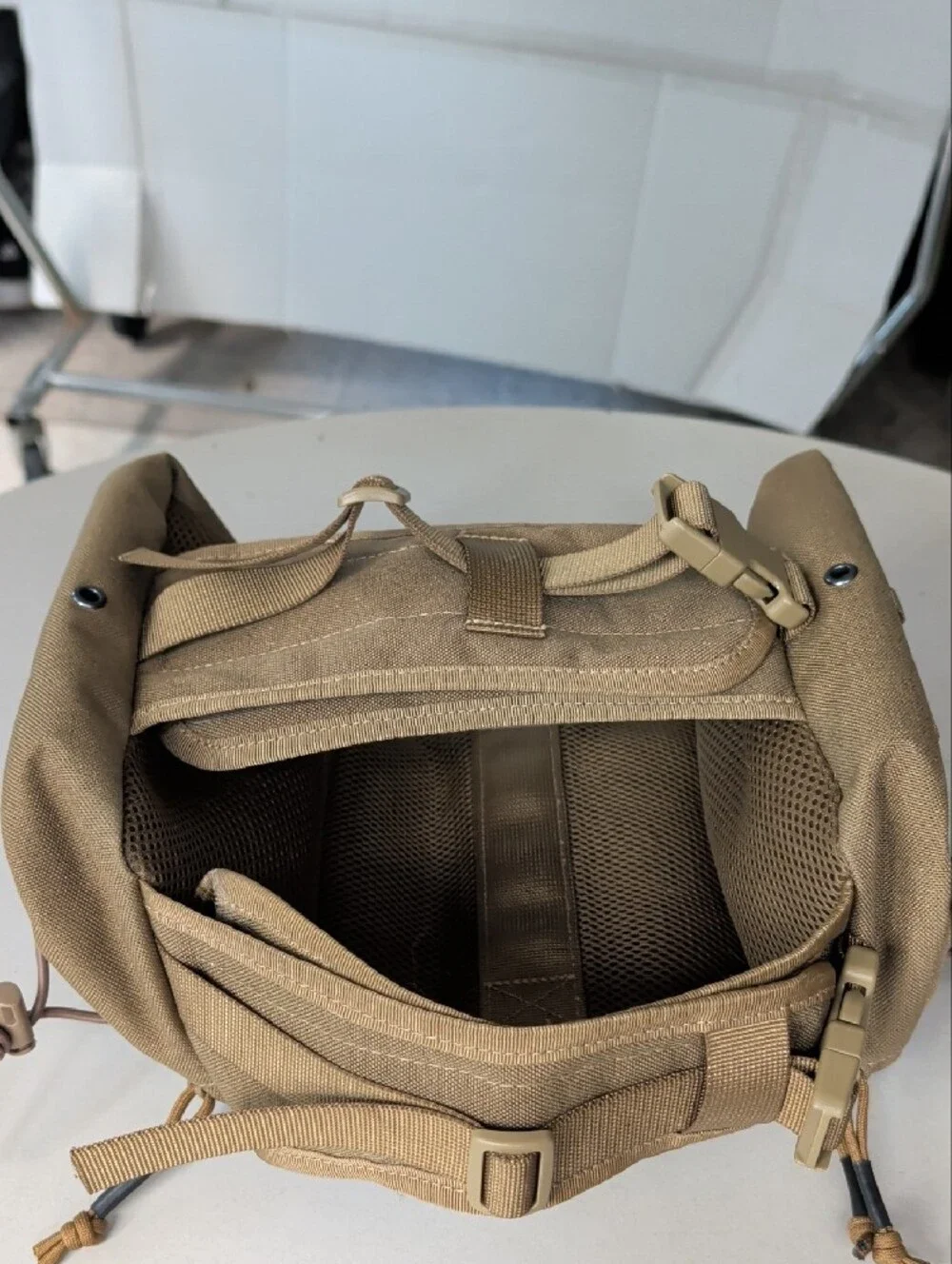 Onetigris Tactical Dog Harness Backpack Tan For Medium & Bigger Dogs Hiking